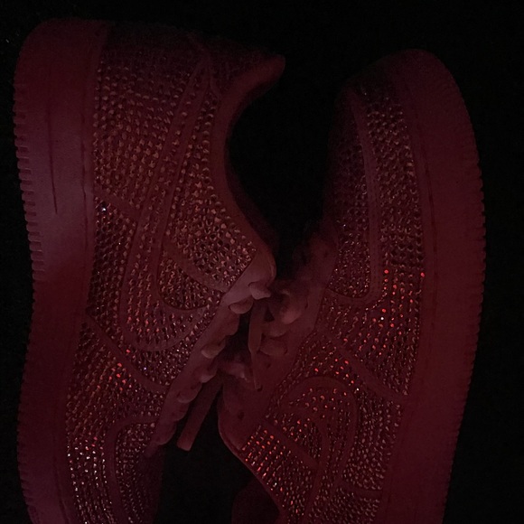 Custom Rhinestone Air Force 1s - Picture 7 of 11